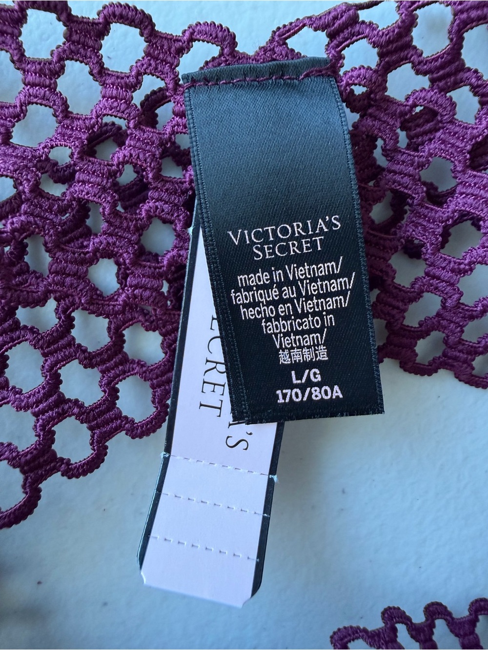Victoria’s Secret Very Sexy Strappy Mesh Cheeky Panty L NWT - Picture 5 of 8